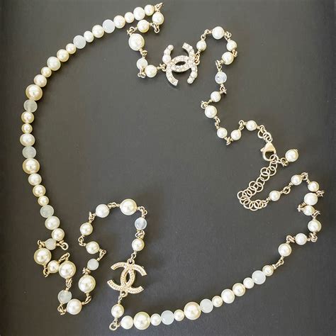 chanel gold sun faux pearl|chanel necklace sale.